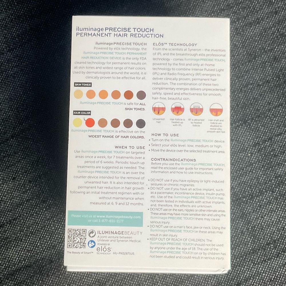 ILUMINAGE Precise Touch Laser Permanent Hair Reduction Device for Face & Body - Picture 4 of 5